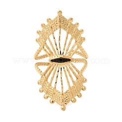 Полые кольца-манжеты из нержавеющей стали 304 для женщин.&nbsp;RJEW-A091-01G