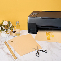 50 шт. бумажные самоклеящиеся наклейки&nbsp;AJEW-BC0009-79A