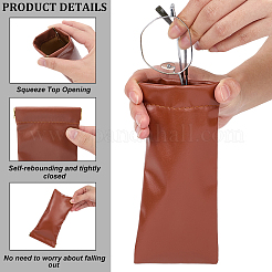 2шт 2-цветный прямоугольный чехол для очков из искусственной кожи&nbsp;ABAG-CN0001-22