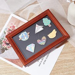 Деревянная военная подставка для монет&nbsp;AJEW-WH0263-19