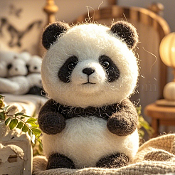 18 шт. 6-х цветная шерстяная ровница своими руками&nbsp;DIY-SP0005-70B