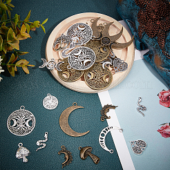 Подвески из сплава в тибетском стиле&nbsp;TIBEP-SC0002-21