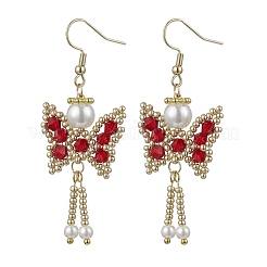 Серьги-подвески в виде бабочки&nbsp;EJEW-MZ00429-03