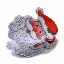 Рождественские пластиковые заколки-коготь&nbsp;LS-PHAR-K006-01E