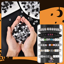 720шт 6 стиля непрозрачные пластиковые бусины&nbsp;KY-YW0001-82