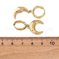 5 шт. серьги-кольца из нержавеющей стали 304&nbsp;EJEW-G447-02G