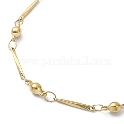 Ионное покрытие (ip) 304 нержавеющая сталь звено цепи ожерелья для женщин&nbsp;NJEW-D052-02G