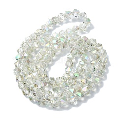 Гальванические стеклянные бусины&nbsp;EGLA-L018-B-AB02