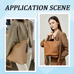 12 шт. подвесные украшения с кисточками из искусственной кожи&nbsp;HJEW-CL0001-05A