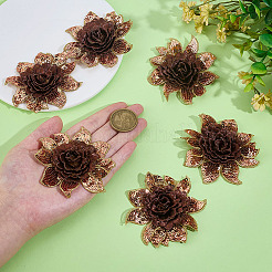 6 шт. полиэстеровая компьютерная вышивка на ткани&nbsp;PATC-DC0001-18B