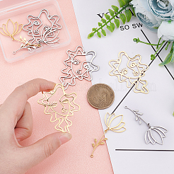 8 шт. 2 подвески из нержавеющей стали 201&nbsp;STAS-DC0001-02