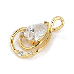 Латунь стекло кулоны&nbsp;RGLA-M002-04G