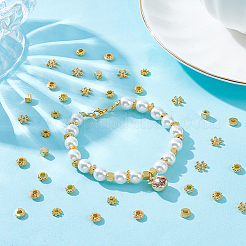 360шт 6 стиля сплава распорные бусины&nbsp;FIND-UN0007-01G