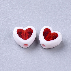 Прозрачные акриловые бусины&nbsp;X-TACR-T004-09