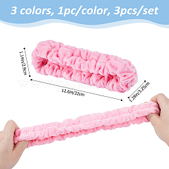 3 шт. 3-цветный плюшевый чехол на зеркало заднего вида автомобиля&nbsp;AJEW-FH0006-99