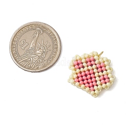 Подвески в виде отпечатков лап из бисера&nbsp;PALLOY-MZ00573-01