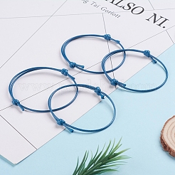 Корейская вощеной шнур браслет полиэстера делает&nbsp;AJEW-JB00011-13