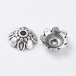 Тибетском стиле сплав шарик крышки&nbsp;LF0370Y-NF