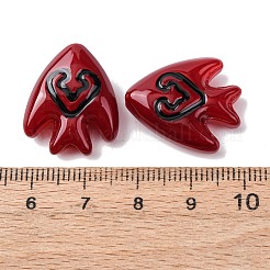 Стеклянные эмалевые бусины ручной работы&nbsp;GLAA-K070-05