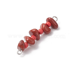 8 шт. 8 стиля смешанных подвесок-соединителей из драгоценных камней с бусинами&nbsp;PALLOY-JF03318-02