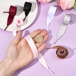 6 пара двухцветных шнурков из полиэстера&nbsp;AJEW-SP0003-92A