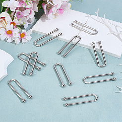 10 шт. U-образные пряжки из цинкового сплава для бикини&nbsp;FIND-PH0028-98P