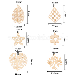 60шт 6 латунные подвески&nbsp;FIND-FH0006-24