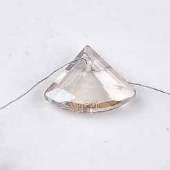 Стеклянные бусины с гальваническим покрытием &nbsp;EGLA-S176-05A-B02