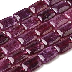 Нити бусин из натурального окрашенного малайзийского нефрита G-B137-B02-01H