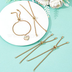 10шт регулируемые слайдерные браслеты из нержавеющей стали 304 для изготовления&nbsp;STAS-BBC0001-86