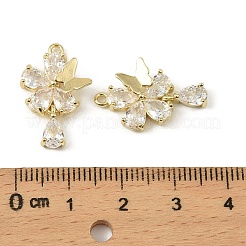 Латунные микро проложить кубического циркония подвески&nbsp;LS-KK-C107-01G