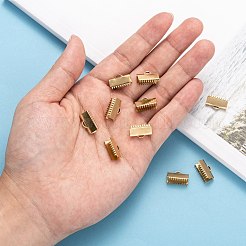 Ионное покрытие (ip) 304 нержавеющая сталь лента обжимные концы&nbsp;X-STAS-F098-04