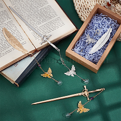 Закладки из сплава 4 шт.&nbsp;AJEW-OC00037