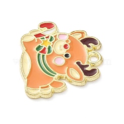 Подвески из эмали и сплава&nbsp;LS-ENAM-C033-01C-G