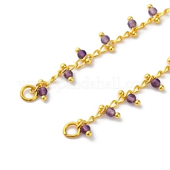 Латунь кабель цепи материалы для ожерлеья&nbsp;KK-K337-12G-12