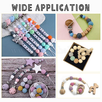 56 шт. 28-х цветные бусины из органической шерстяной ткани&nbsp;FIND-CA0003-74-1