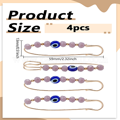 4 шт. железные булавки для килта&nbsp;JEWB-LP0005-05-1