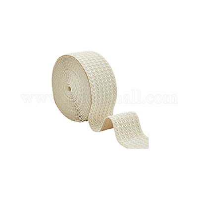 Широкая плоская эластичная лента из полиэстера длиной 5 ярд.&nbsp;OCOR-WH0090-052B-1