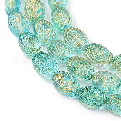 Прозрачные стеклянные бусины&nbsp;GLAA-F114-05C-1