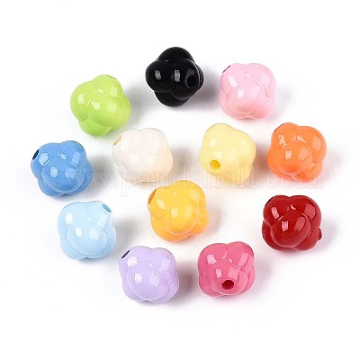 Краска для запекания непрозрачные акриловые бусины&nbsp;OACR-N142-06-1