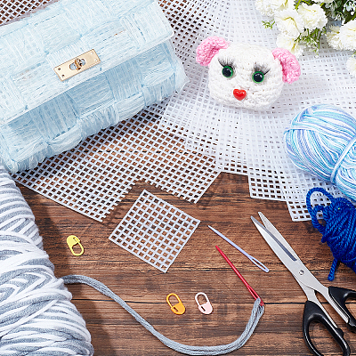 Пластиковые листы холста сетки&nbsp;AJEW-WH0413-62B-1