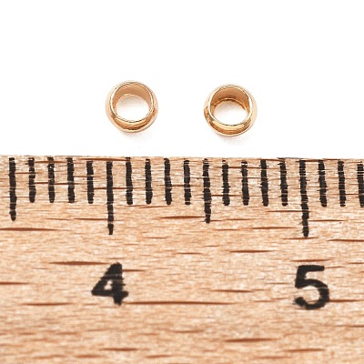 Зажимные бусины из латуни&nbsp;KK-S509-01KCG-01-1