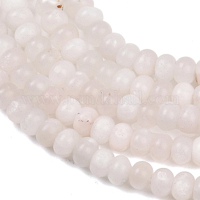 Нити из натурального селенита&nbsp;G-L647-D01-4x6mm-1