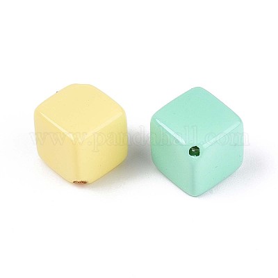 Краска для запекания непрозрачные акриловые бусины&nbsp;OACR-N142-04-1