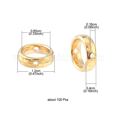 100шт ccb пластиковые рамки для бусин&nbsp;CCB-YW0001-08-1