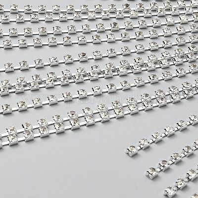 Длинный головной убор с кисточками и стразами для женщин и девочек&nbsp;AJEW-WH0515-75S-1