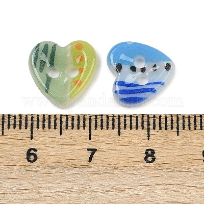 Кнопки фарфора 2-отверстие PORC-R010-07A-1