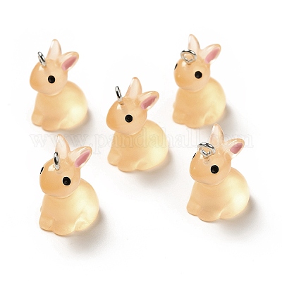 Подвески из светящейся полупрозрачной смолы RESI-A017-04-1