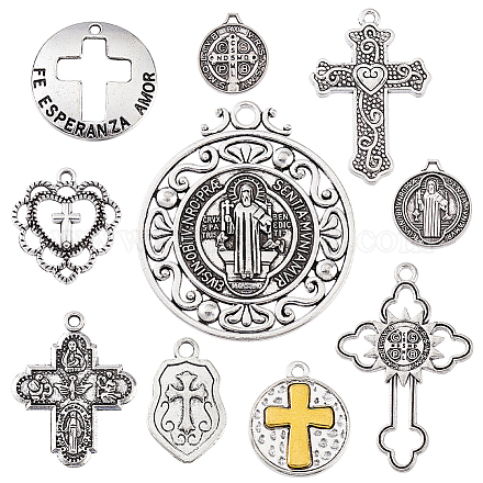 Подвески из сплава в тибетском стиле&nbsp;TIBEP-WR0001-01-1