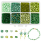 Mixed 12/0 Round Glass Seed Beads, Mixed Color, 2mm, Hole: 1mm, about 12500pcs/box